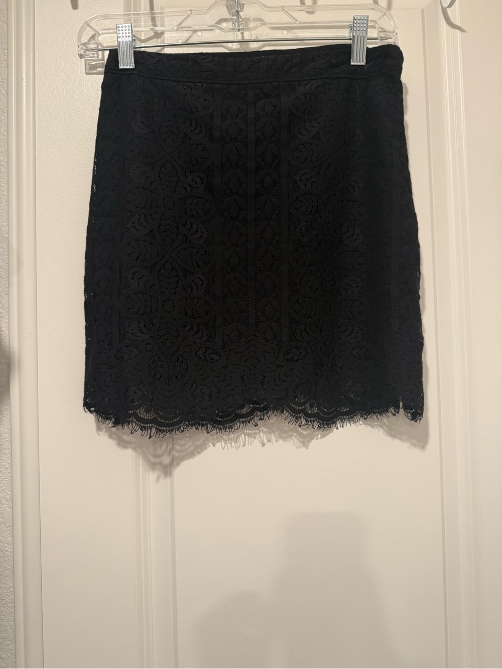 Hollister Black Lace Mini Skirt
